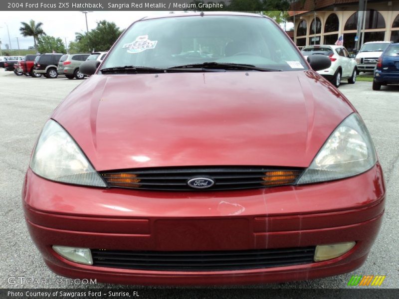 Sangria Red Metallic / Medium Graphite 2004 Ford Focus ZX5 Hatchback
