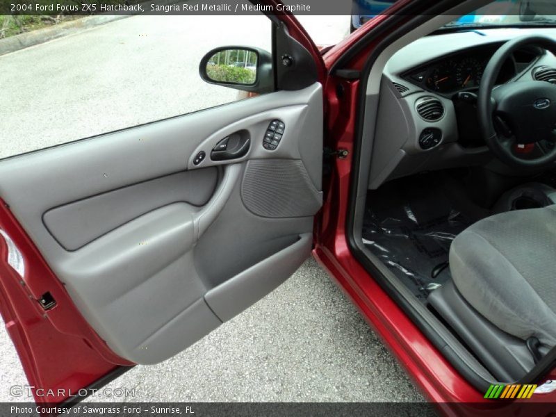 Sangria Red Metallic / Medium Graphite 2004 Ford Focus ZX5 Hatchback
