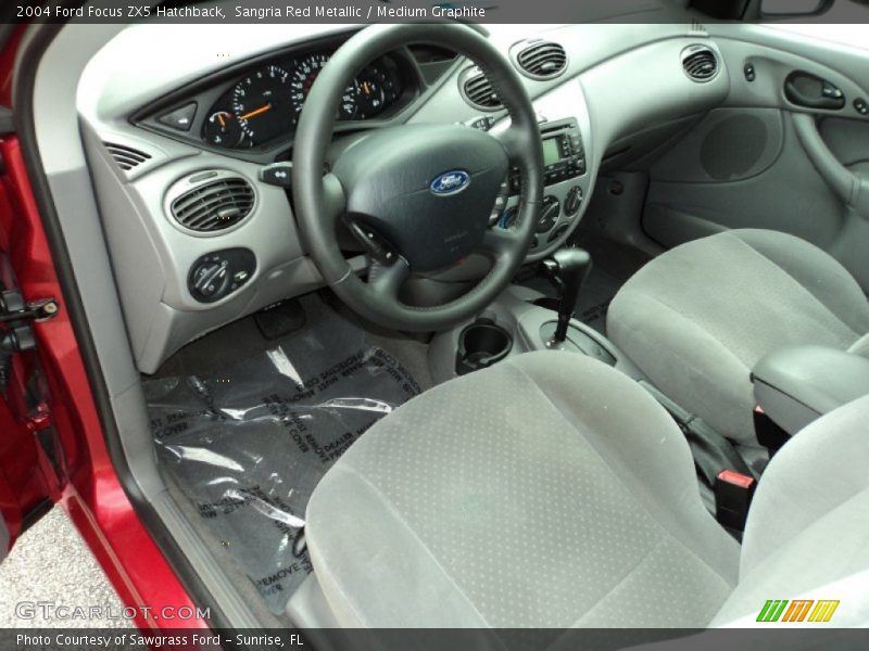 Sangria Red Metallic / Medium Graphite 2004 Ford Focus ZX5 Hatchback