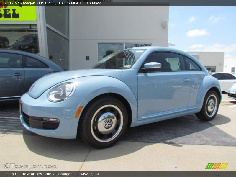 Denim Blue / Titan Black 2012 Volkswagen Beetle 2.5L