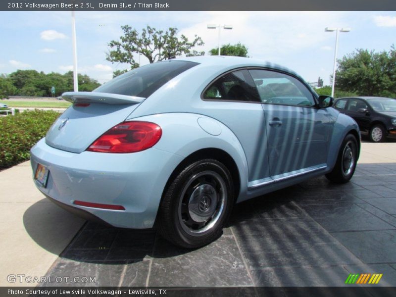 Denim Blue / Titan Black 2012 Volkswagen Beetle 2.5L