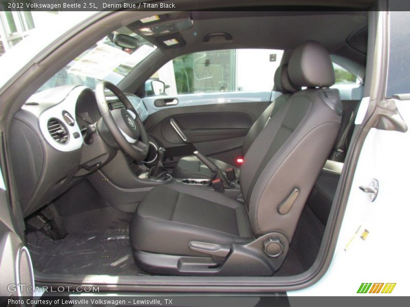 Denim Blue / Titan Black 2012 Volkswagen Beetle 2.5L