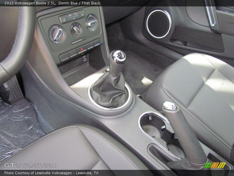 Denim Blue / Titan Black 2012 Volkswagen Beetle 2.5L