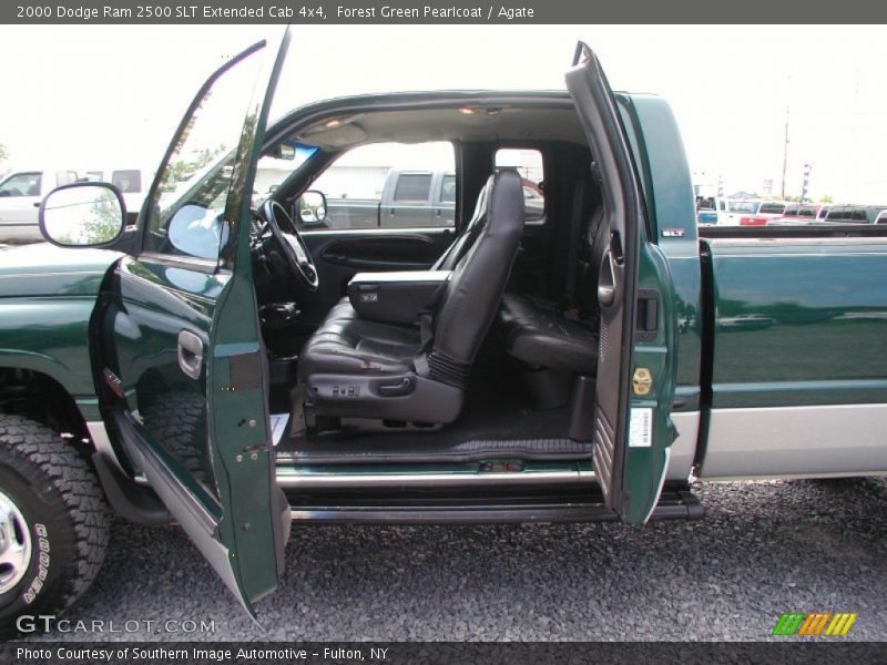 Forest Green Pearlcoat / Agate 2000 Dodge Ram 2500 SLT Extended Cab 4x4