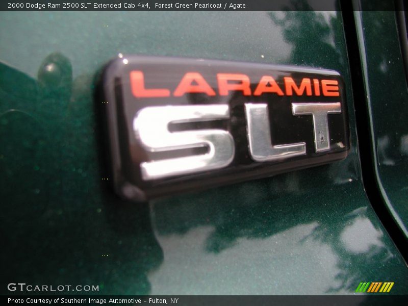Forest Green Pearlcoat / Agate 2000 Dodge Ram 2500 SLT Extended Cab 4x4