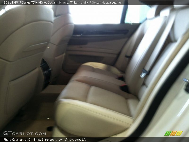 Mineral White Metallic / Oyster Nappa Leather 2011 BMW 7 Series 750i xDrive Sedan