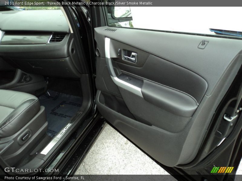Tuxedo Black Metallic / Charcoal Black/Silver Smoke Metallic 2011 Ford Edge Sport