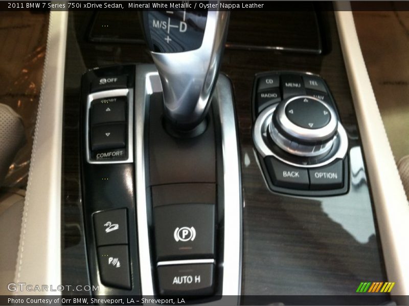 Mineral White Metallic / Oyster Nappa Leather 2011 BMW 7 Series 750i xDrive Sedan