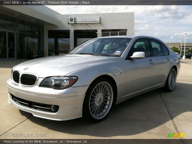Titanium Silver Metallic / Black 2007 BMW 7 Series Alpina B7