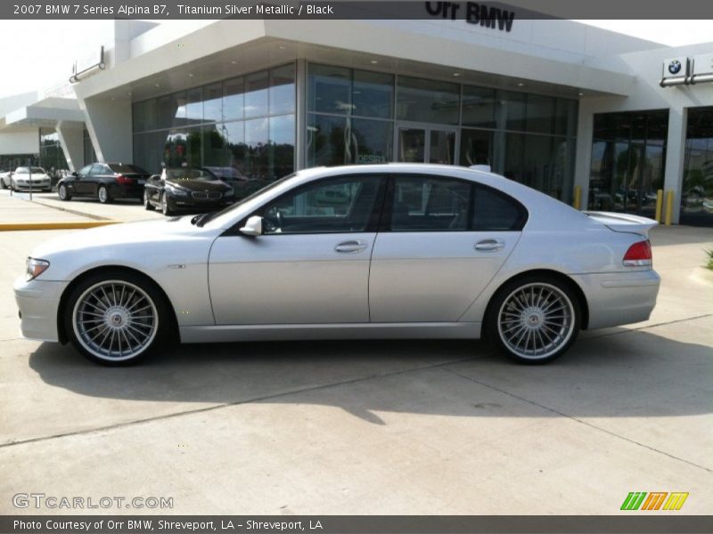 Titanium Silver Metallic / Black 2007 BMW 7 Series Alpina B7