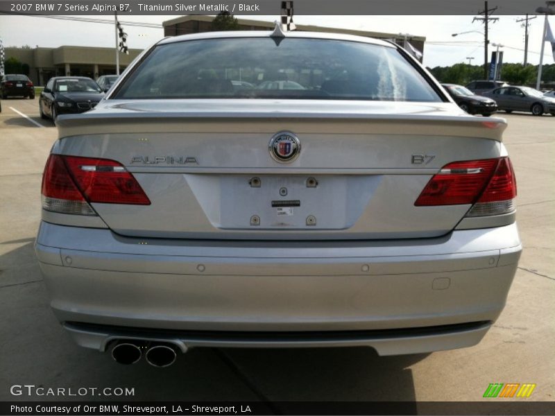 Titanium Silver Metallic / Black 2007 BMW 7 Series Alpina B7