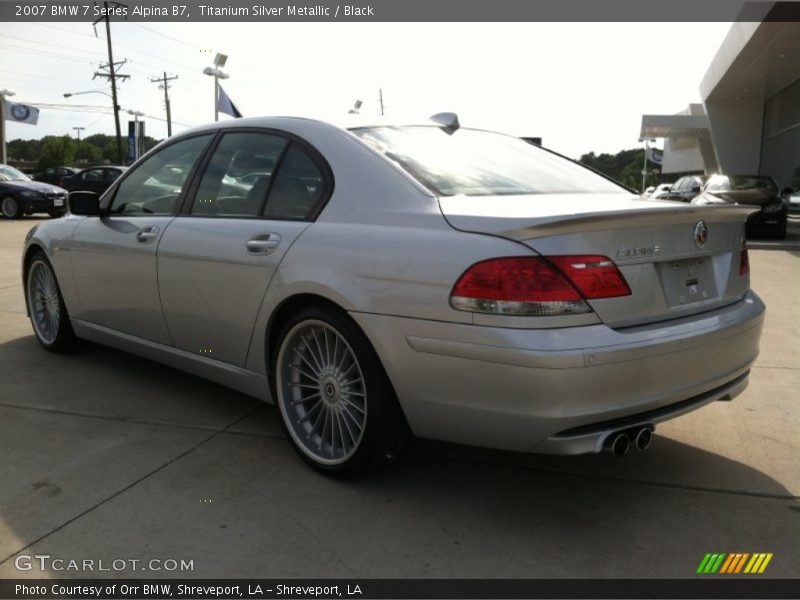 Titanium Silver Metallic / Black 2007 BMW 7 Series Alpina B7