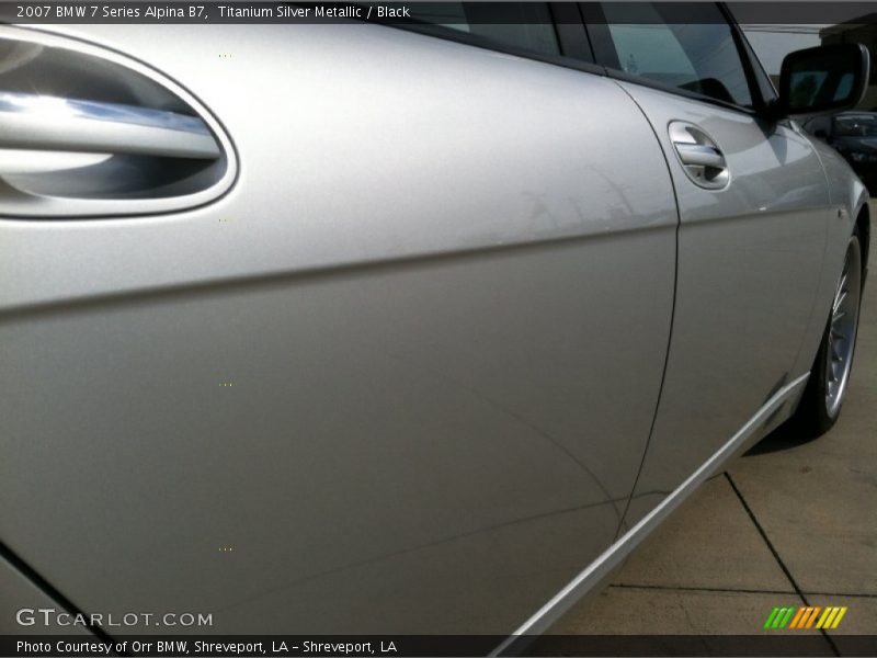 Titanium Silver Metallic / Black 2007 BMW 7 Series Alpina B7
