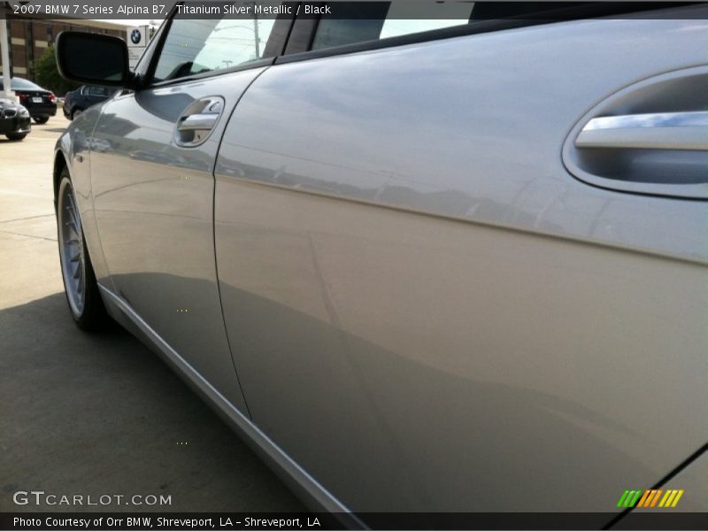 Titanium Silver Metallic / Black 2007 BMW 7 Series Alpina B7