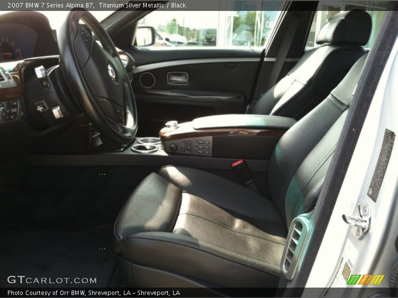Titanium Silver Metallic / Black 2007 BMW 7 Series Alpina B7