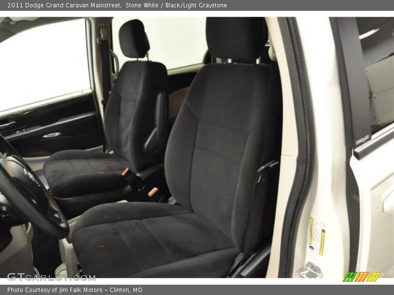 Stone White / Black/Light Graystone 2011 Dodge Grand Caravan Mainstreet