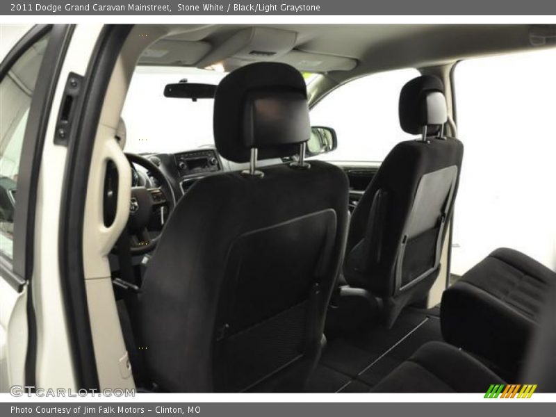 Stone White / Black/Light Graystone 2011 Dodge Grand Caravan Mainstreet