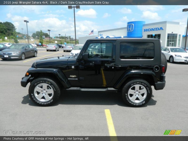 Black / Dark Slate Gray/Medium Slate Gray 2010 Jeep Wrangler Sahara 4x4
