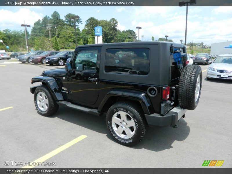 Black / Dark Slate Gray/Medium Slate Gray 2010 Jeep Wrangler Sahara 4x4