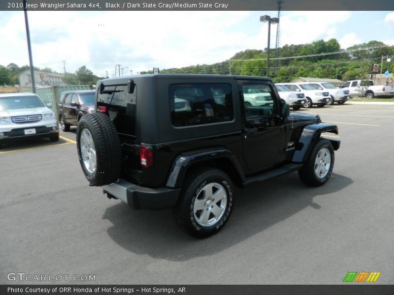 Black / Dark Slate Gray/Medium Slate Gray 2010 Jeep Wrangler Sahara 4x4