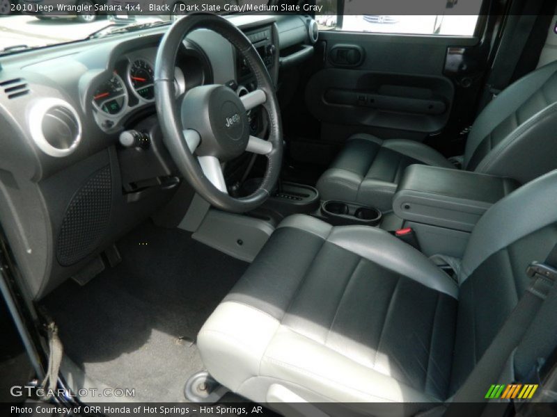 Black / Dark Slate Gray/Medium Slate Gray 2010 Jeep Wrangler Sahara 4x4