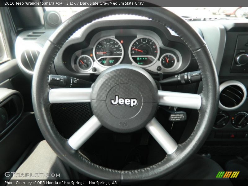 Black / Dark Slate Gray/Medium Slate Gray 2010 Jeep Wrangler Sahara 4x4
