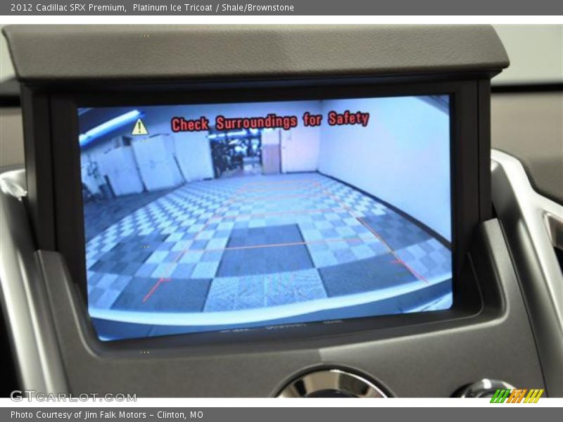 Platinum Ice Tricoat / Shale/Brownstone 2012 Cadillac SRX Premium