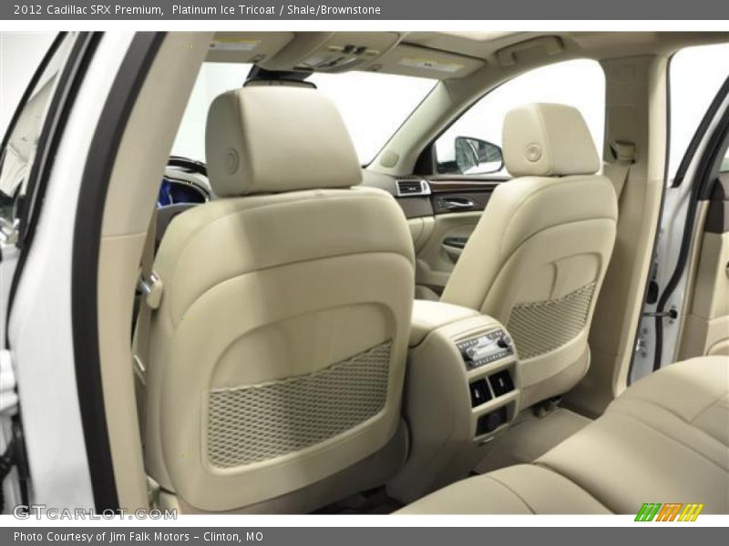 Platinum Ice Tricoat / Shale/Brownstone 2012 Cadillac SRX Premium