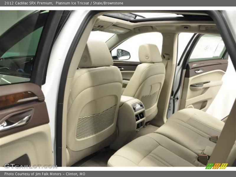 Platinum Ice Tricoat / Shale/Brownstone 2012 Cadillac SRX Premium