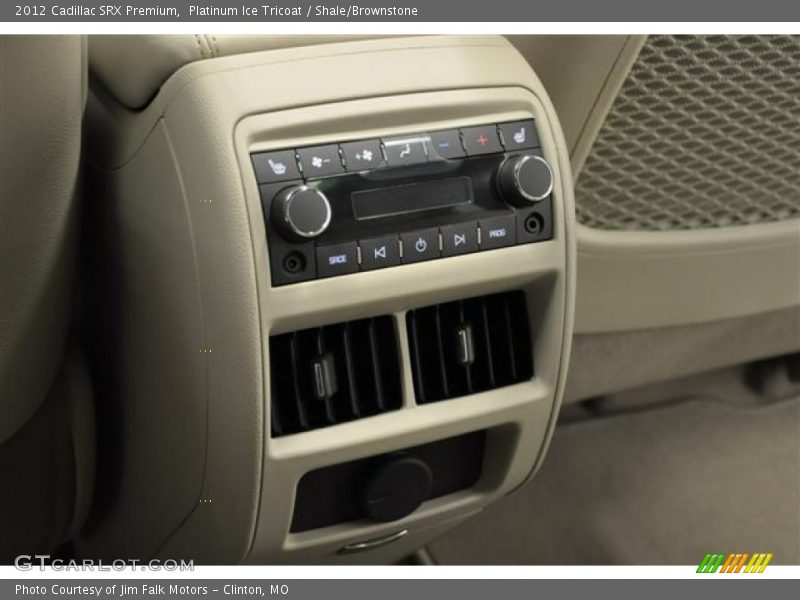 Platinum Ice Tricoat / Shale/Brownstone 2012 Cadillac SRX Premium