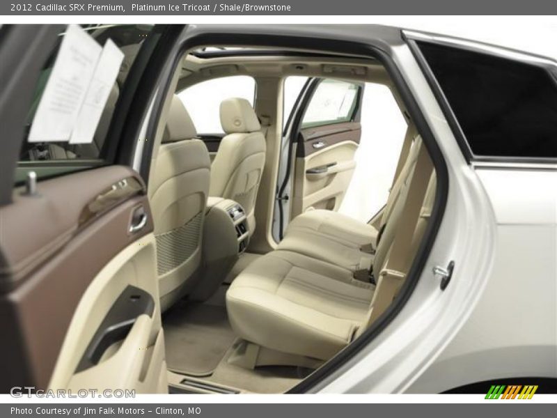 Platinum Ice Tricoat / Shale/Brownstone 2012 Cadillac SRX Premium