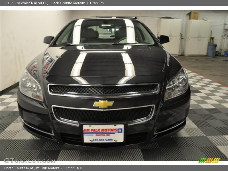 Black Granite Metallic / Titanium 2012 Chevrolet Malibu LT