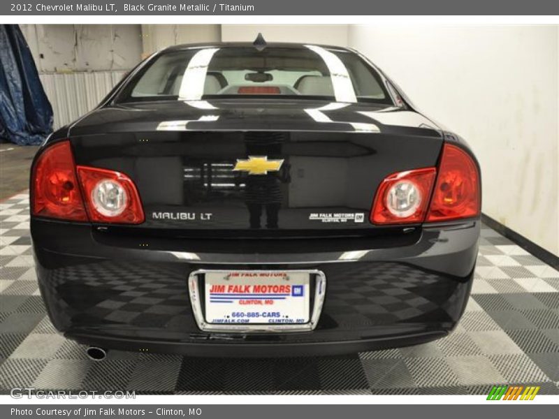 Black Granite Metallic / Titanium 2012 Chevrolet Malibu LT