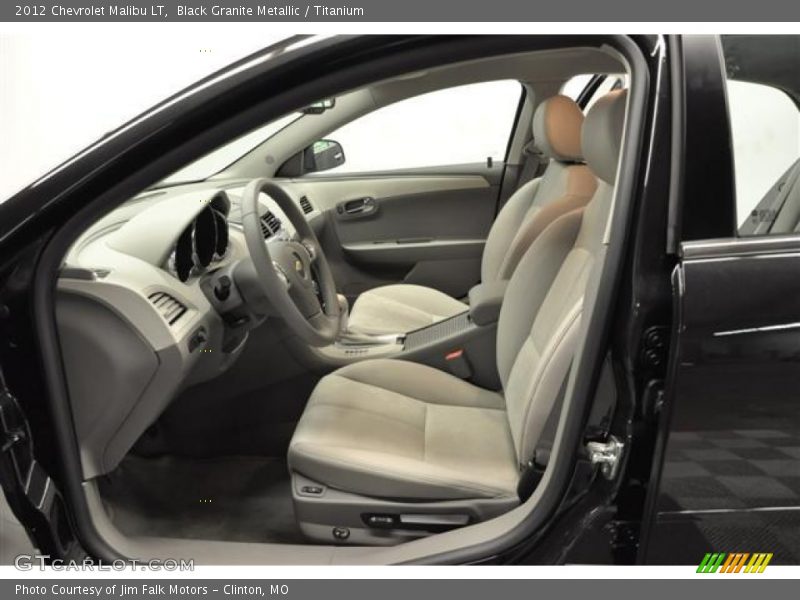 Black Granite Metallic / Titanium 2012 Chevrolet Malibu LT