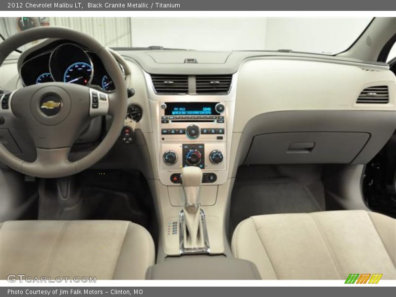 Black Granite Metallic / Titanium 2012 Chevrolet Malibu LT