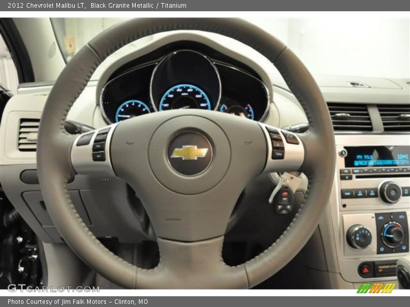 Black Granite Metallic / Titanium 2012 Chevrolet Malibu LT