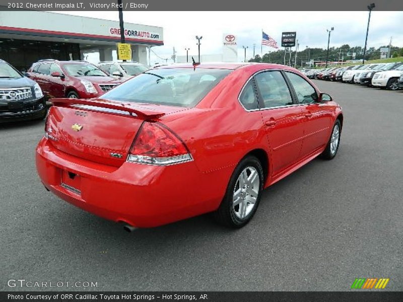 Victory Red / Ebony 2012 Chevrolet Impala LT
