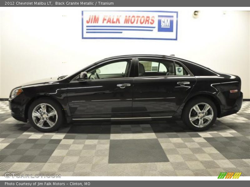 Black Granite Metallic / Titanium 2012 Chevrolet Malibu LT