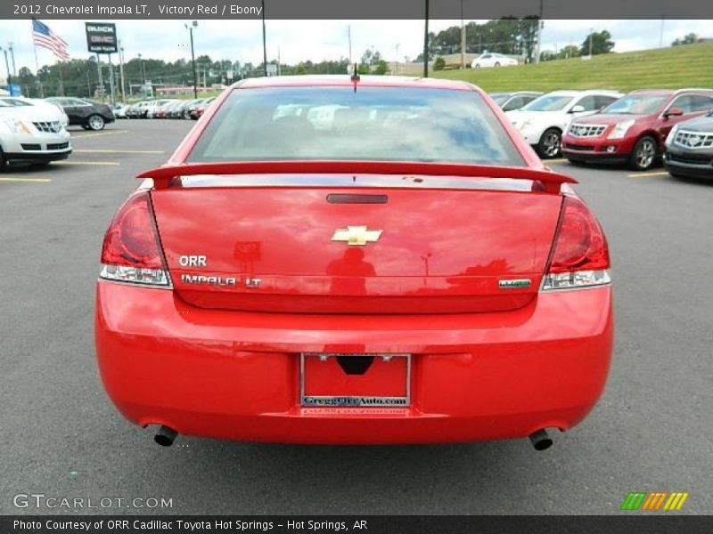 Victory Red / Ebony 2012 Chevrolet Impala LT