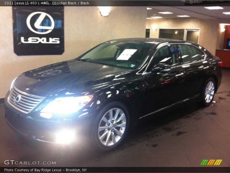 Obsidian Black / Black 2011 Lexus LS 460 L AWD