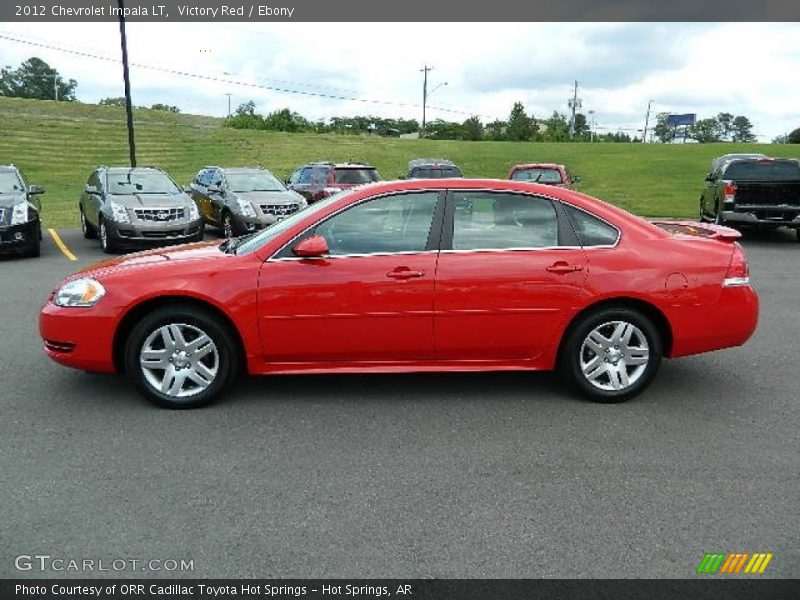 Victory Red / Ebony 2012 Chevrolet Impala LT