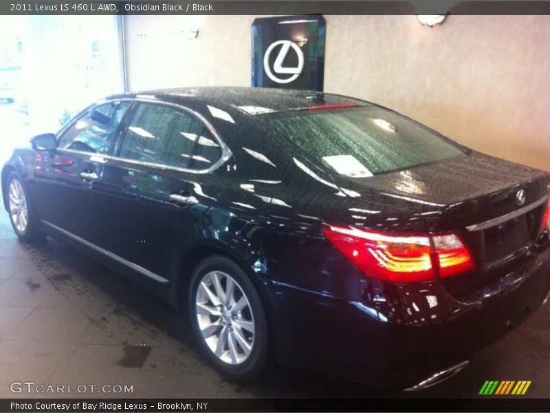 Obsidian Black / Black 2011 Lexus LS 460 L AWD