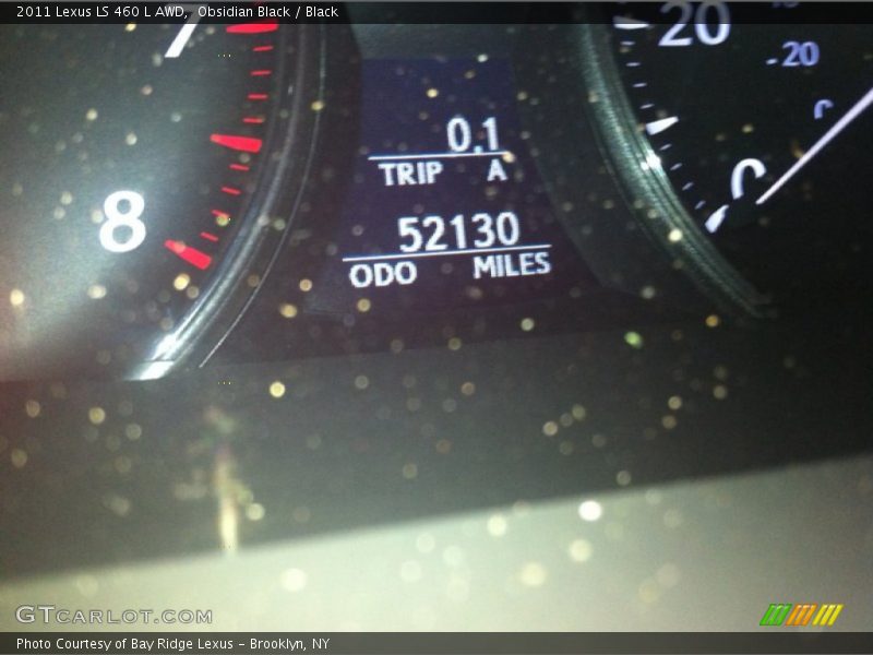 Obsidian Black / Black 2011 Lexus LS 460 L AWD