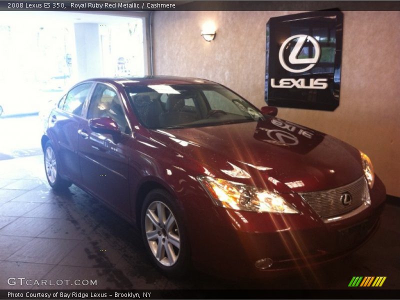 Royal Ruby Red Metallic / Cashmere 2008 Lexus ES 350