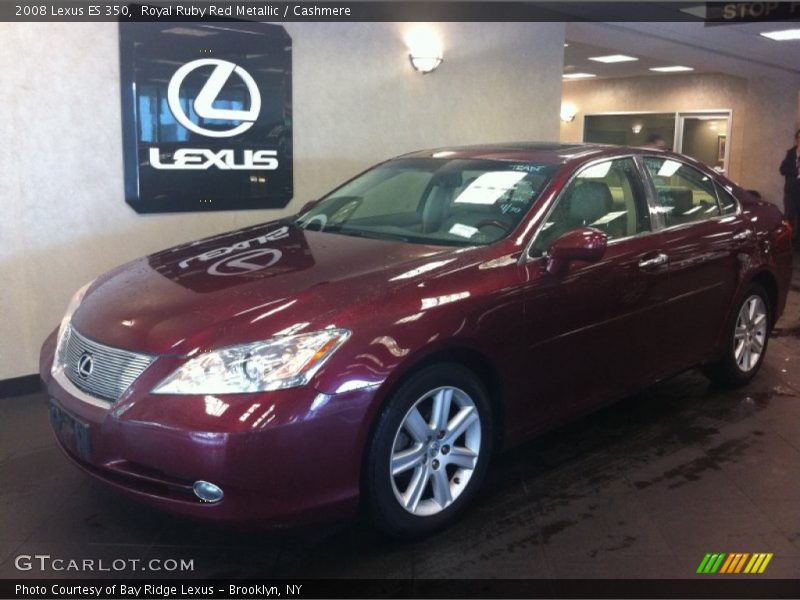 Royal Ruby Red Metallic / Cashmere 2008 Lexus ES 350