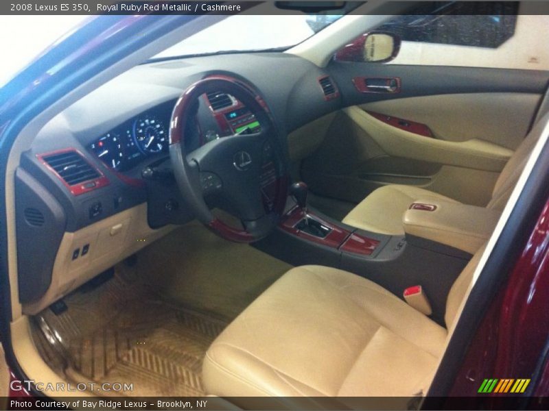 Royal Ruby Red Metallic / Cashmere 2008 Lexus ES 350