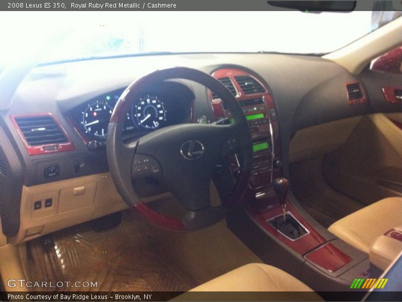 Royal Ruby Red Metallic / Cashmere 2008 Lexus ES 350