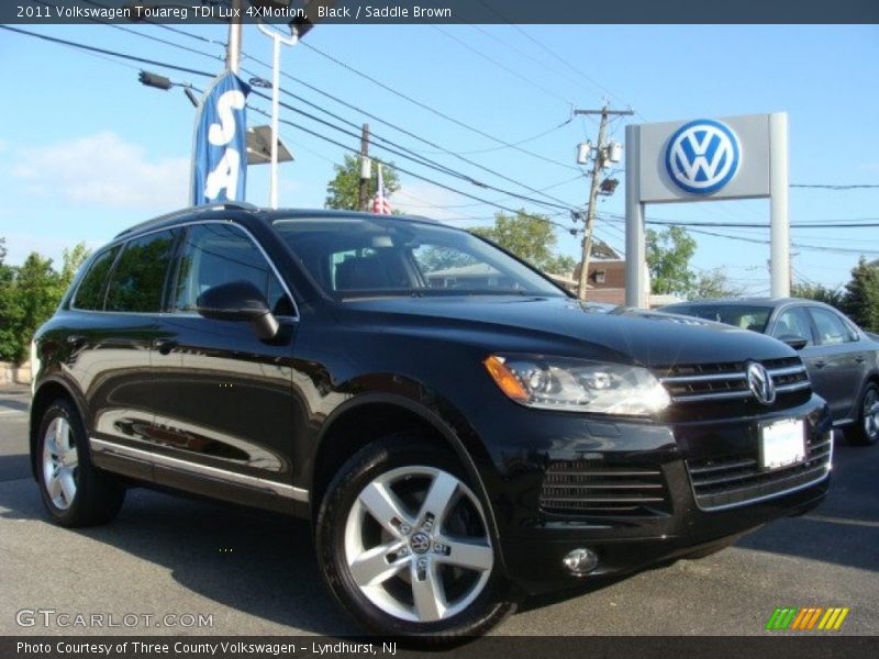 Black / Saddle Brown 2011 Volkswagen Touareg TDI Lux 4XMotion