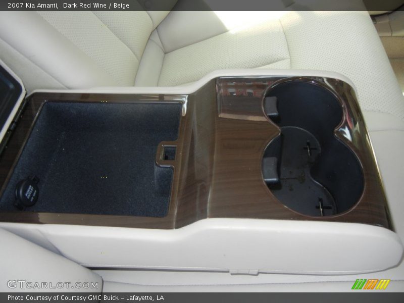 Dark Red Wine / Beige 2007 Kia Amanti
