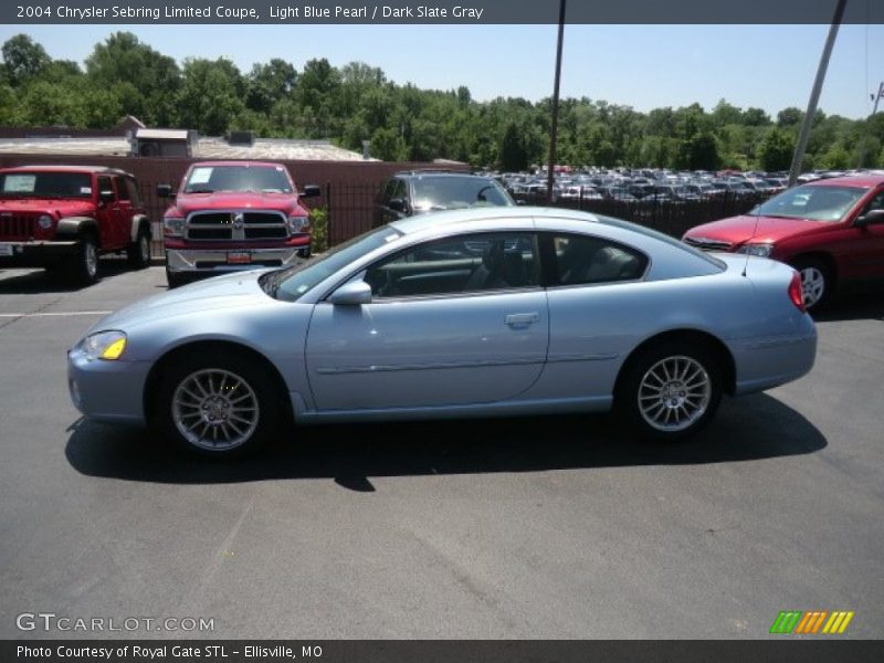 Light Blue Pearl / Dark Slate Gray 2004 Chrysler Sebring Limited Coupe